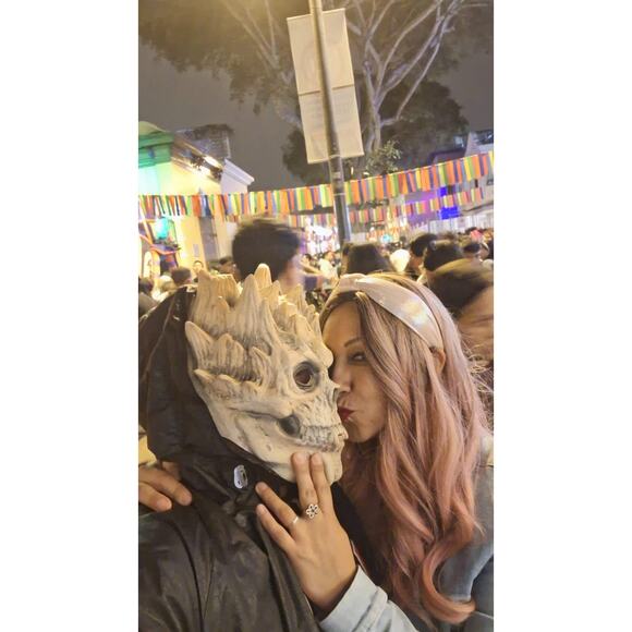 Full Head Skull Mask Deluxe Latex Skeleton Helmet for Men Women Cosplay Party - Picture 2 of 3